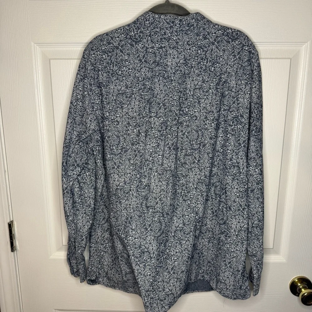 Banana Republic Classic Fit Floral Shirt Mens Size XL GUC
